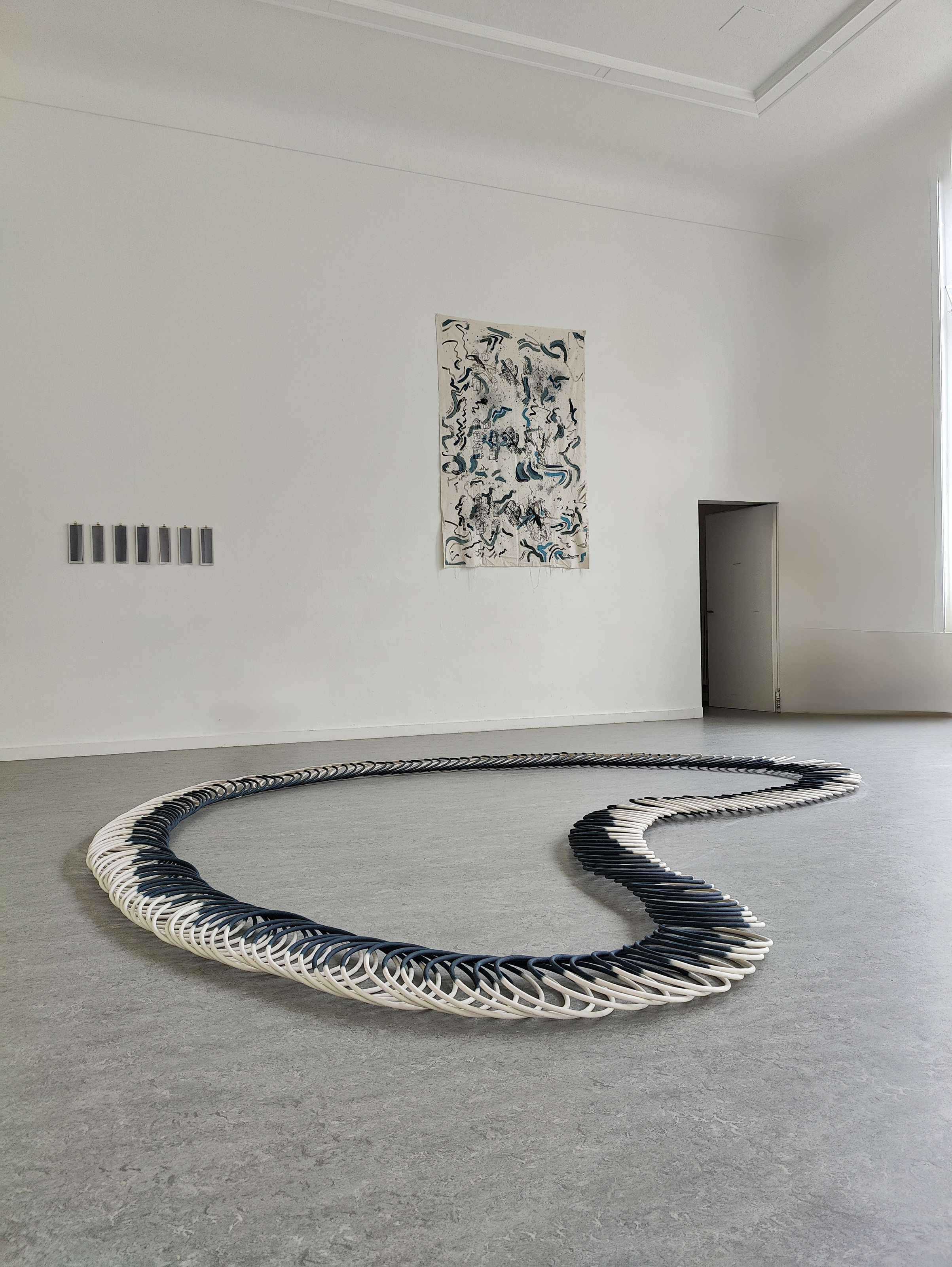 Daytime Nighttime ceramic rings installation
