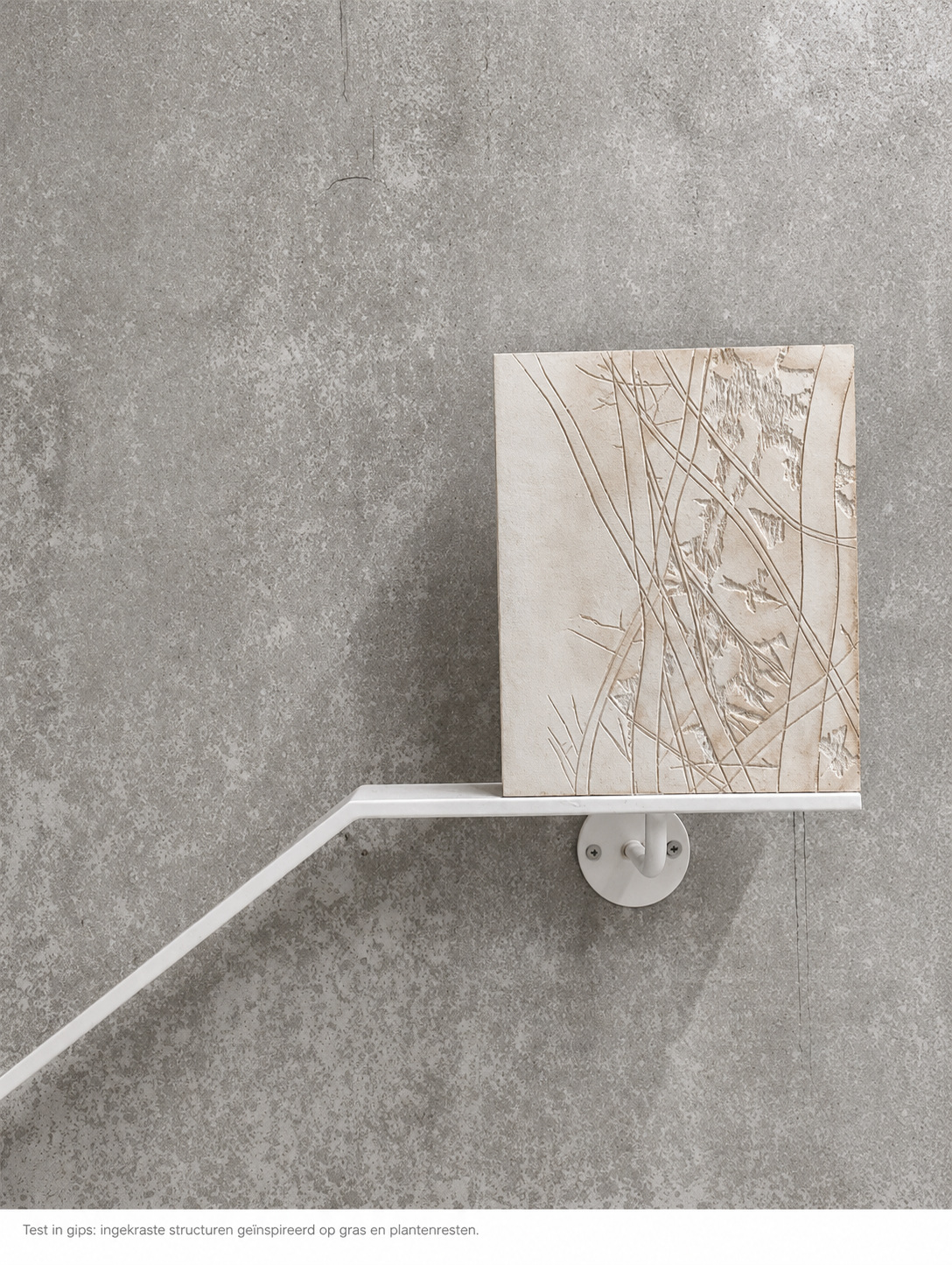 Plaster forms in progress