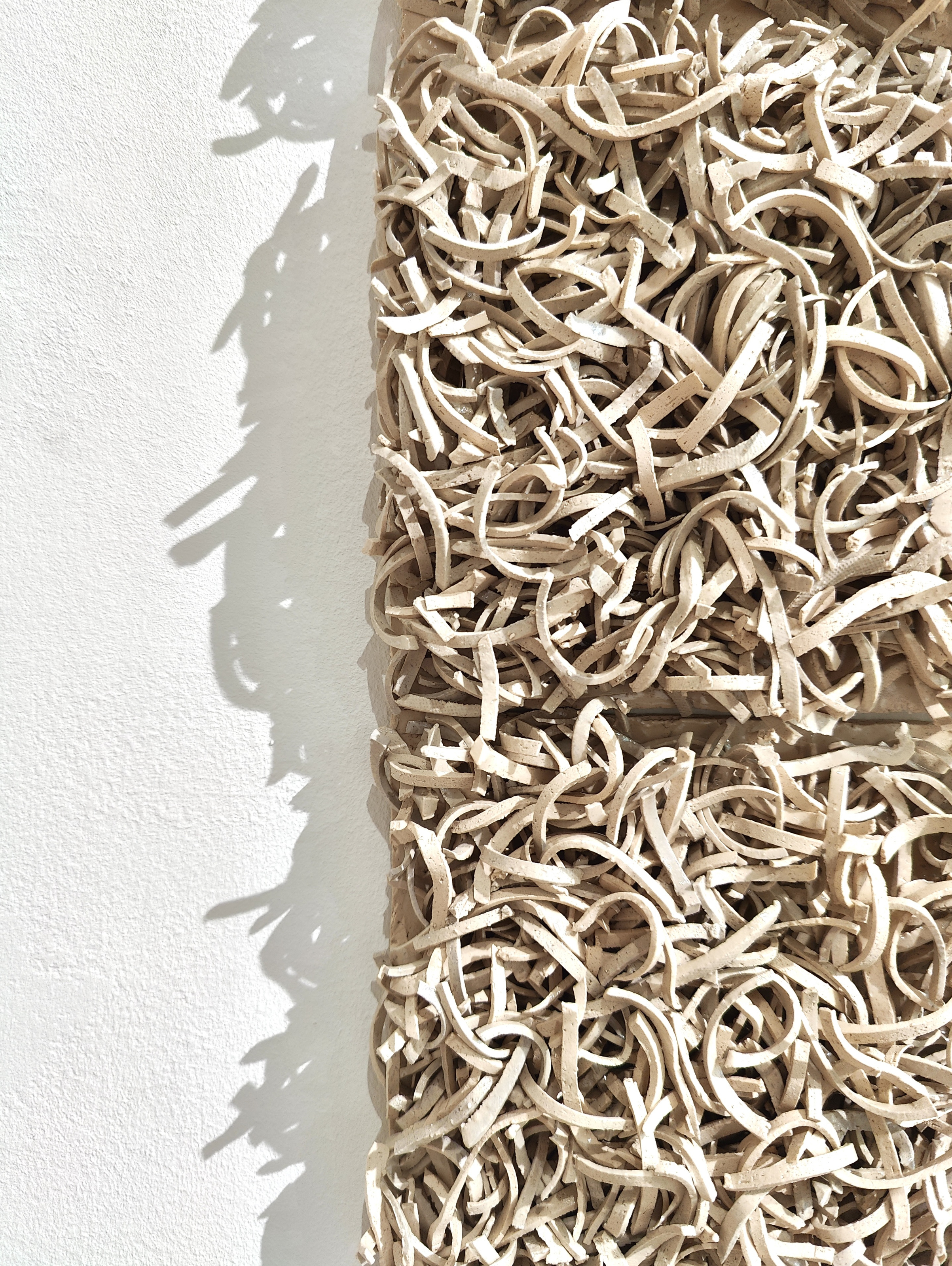 Detail of ceramic snippers and shadows